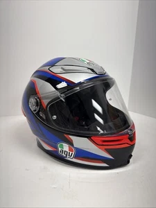 AGV K6 S Slashcut Helmet Black/Blue/Red Small - Picture 1 of 9