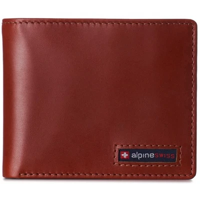 Alpine Swiss Hombres Cartera para Hombres Cuero Protegido RFID Hombres Cartera Spencer Foto 1 de 4