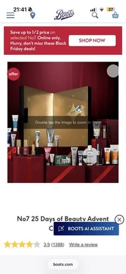 Boots No7 25 Days of Beauty Advent Calendar Christmas 2025 Brand New Sealed - Image 1 of 4