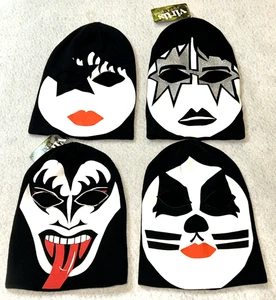 Set 4 maschere da sci Kiss Gene Peter Paul Ace nuove Virtis - Foto 1 di 12
