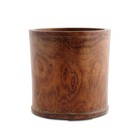 19th Century Chinese Qing Dynasty Antique Huanghuali Red Wood Brush Pot