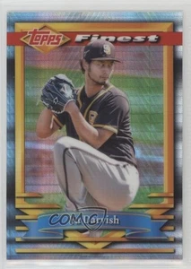 2021 Topps Finest Flashbacks Prism Refractor /35 Yu Darvish #61 - Picture 1 of 3