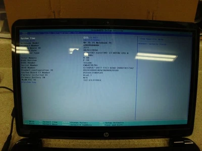 HP TouchSmart 15-r015dx (arranca a BIOS/para piezas) Foto 1 de 4