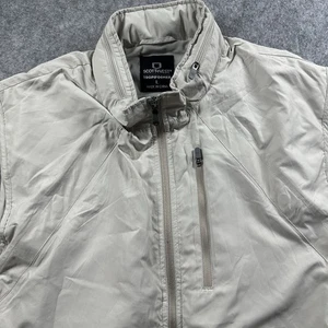 SCOTTeVEST Tropiformer Vest Mens L Beige Travel Lightweight Full Zip Pockets - Picture 1 of 12