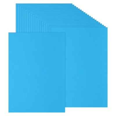 100 Sheets Colored Cardstock Paper, A4 Size Card Stock, Lake Blue - Image 1 of 4