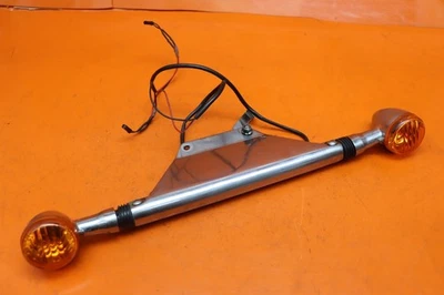 2008 SUZUKI BOULEVARD C90T OEM FRONT TURN SIGNAL BAR MOUNT BRACKET - Image 1 of 4