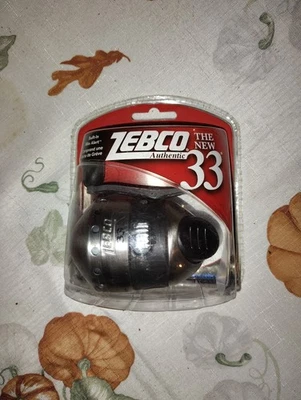 Fishing Zebco 33 Spin Cast Reel w/ 10 lb line, Stainless Cover Sealed Brand New - Image 1 of 3