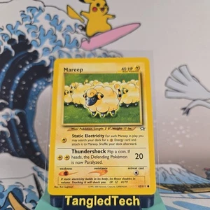 Pokemon Mareep 65/111 Neo Genesis De Colección Común Ligeramente Jugado  - Imagen 1 de 2
