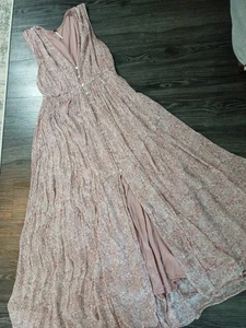 Maxi Vestido Floral Fluido Mediano Free People #Grannycore My Fair Lady Talla 8 - Imagen 1 de 15