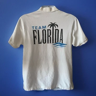 Camisa Polo Antigua Azul Marino Hombres XL Equipo Florida Algodón Hammerhead Aquatics 2010 Colonia Foto 1 de 4