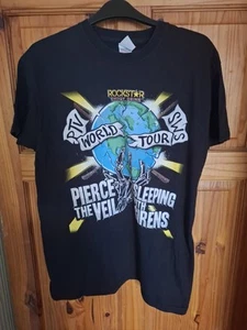 Pierce The Veil Sleeping With Sirens Tour T-Shirt M 2015 Rare Original - Imagen 1 de 3