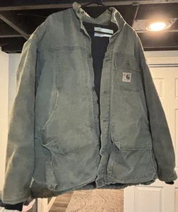 Carhartt Vintage X Large Men's Coat Riveted Buttons model CQ5565 Made in USA - Picture 1 of 12