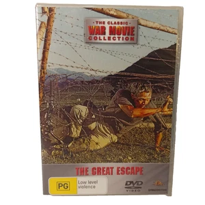 The Great Escape DVD War Movie Collection POW Prisoner of War Region 4 Brand New - Foto 1 di 12