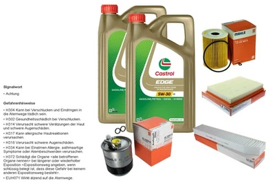 MAHLE Inspección Set 10L CASTROL EDGE 5W-30 C3 Para Jeep Commander 3.0 CRD - Imagen 1 de 4