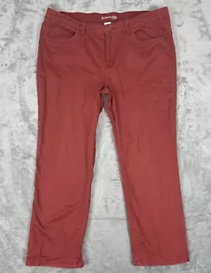 Pantalones para mujer St. John's Bay talla 14 rojo baya elásticos - Imagen 1 de 8
