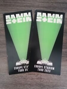 2x Rammstein Tickets, Sonntag 11.06.23, München * Feuerzone *