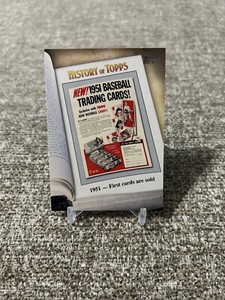 2011 Topps History of Topps #HOT2 1951 - First Cards Are Sold