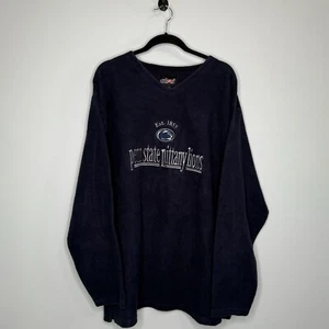 VTG Penn State Nittany Lions Pullover Sweatshirt PSU Navy Blue Size XXL 2XL EUC - Picture 1 of 7