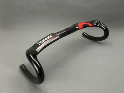 Full Carbon Fiber Road Bike Drop Bar Aerobar Handlebar 31.8*400/420/440mm - Image 1 of 4