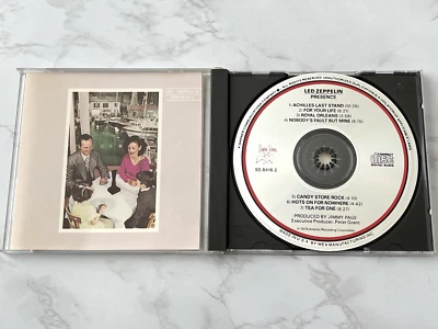 Led Zeppelin Presence CD EARLY PRESS! Swan Song SS 8416-2 Jimmy Page RARE! - Image 1 of 4