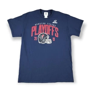 NFL Team Apparel Houston Texans 2019 Playoffs T-shirt Men's Size Medium - Picture 1 of 8