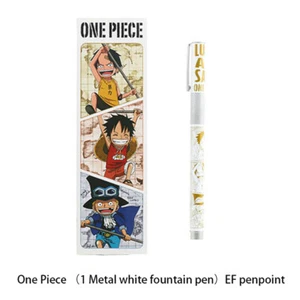 1 Pcs One Piece Anime Cartoon Metal Fountain Pen EF Nib Business Stationery - Picture 1 of 6