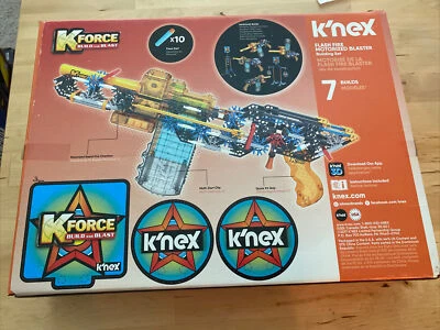 K'NEX K-Force  Flash Fire Motorized Blaster Building Set 288 Pieces New - Image 1 of 4