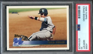 1996 Topps #306 Craig Biggio PSA 10 HOF Houston Astros 8429 - Picture 1 of 2