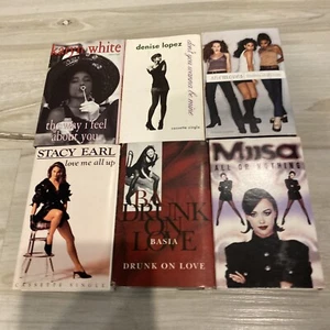 6 POP 90s Cassettes Karyn White Denise Lopez Stacy Earl Basia Miisa She Moves - Picture 1 of 7