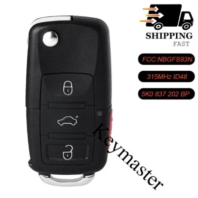 Llave remota inteligente para Volkswagen Jetta Passat Prox 2012-2019 NBGFS93N 5K0837202BP Foto 1 de 4