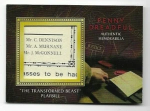 Cryptozoic Penny Dreadful season 1 prop card M07 The Transformed Beast playbill - Picture 1 of 1