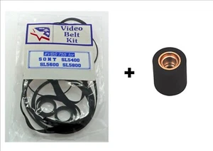 VCR Belt KIT for SONY SL5400, SL5600, SL5800 + PINCH ROLLER - Picture 1 of 6
