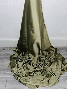 1m Two Tone Sage/ Green Taffeta Fabric 58"  Superior bridal wear Quality 1