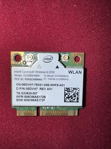 Intel Centrino Wireless-N 2230 WIFI (MO-2230BNHMW) Ic Mo- 2230BNNHU - Afbeelding 1 van 2