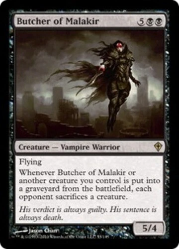 MTG - Butcher of Malakir - Worldwake - NM, English Magic FLAT RATE SHIP - Image 1 of 1