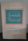 Vintage Contemporary Jewish Record Volume V - 5 # 2 April 1942