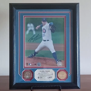 Mark Prior Highland Mint Limited Edition Autograph 8x10 Chicago Cubs MLB - Picture 1 of 7