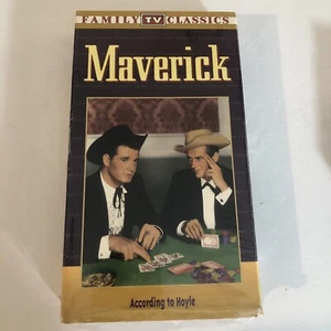 Maverick Episode VHS Tape James Garner According To Hoyle S2A - Imagen 1 de 3