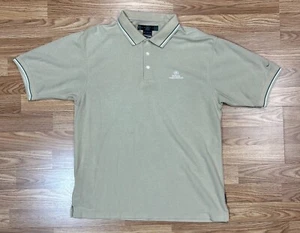 Vintage 1990s Y2K Nike Golf Ivory/Cream Golf Polo - M - Hilton Cancun GC - Clean - Picture 1 of 5