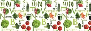 Tablecloth by the Metre Oilcloth Washable Vegetables 8192-1 - Picture 1 of 2