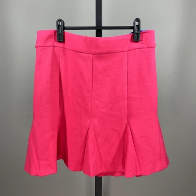 NEW Banana Republic Skirt Womens 10 Petite Pink Flare flounce - Image 1 of 4