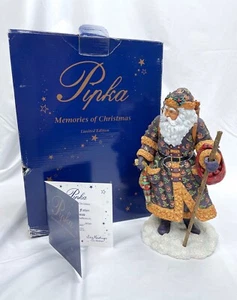 Pipka Memories Victorian Father Christmas Figurine #13933 COA Box - Picture 1 of 9