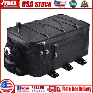 Waterproof Bicycle Rear Rack Seat Bag Bike Cycling Storage Pouch Trunk Pannier - Picture 1 of 12