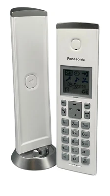 Panasonic KX-TGK220 Design-Schnurlos-Telefon mit Anrufbeantworter Weiß - Bild 1 von 4