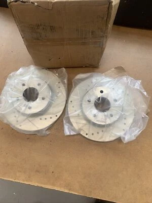 Par de rotores de freno trasero izquierdo y derecho mercedes e320 e430 1998-2002 Foto 1 de 4