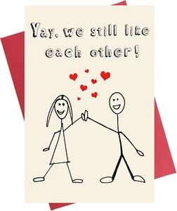 Birthday Card for Boyfriend Husband, Sweet Love Card, Funny Anniversary Card for - Picture 1 of 12