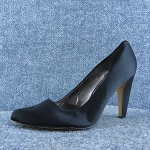 Zapatos de tacón Glint para mujer de tela negra talla 10 medianos - Imagen 1 de 9