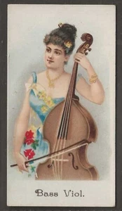 ATC A.T.C. (USA) - MUSIKINSTRUMENTE 1895 (TYPESET BACK) - BASSGEIGE - Bild 1 von 2