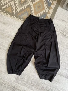 Oska Avant Garde Cotton Black Boho Harem Pants Trousers Size S - Picture 1 of 16