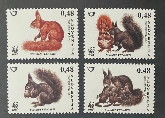 SLOVENIA  714 - 717  Lovely Mint NEVER  Hinged  Set  WILDLIFE - Image 1 of 1